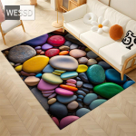 3D kilimas Spalvingas akmens kilimėlis Mink&scaron;tas kilimas miegamajame Mielas kilimėlis koridoriuje sugeriantis tualeto kilimėlis Didelis vonios kilimėlis 100x150cm 1pcs