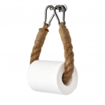 Kanapių virvė Creative Roll Holder Puncher Tualetinis Tualetinis popierius Laikymas Tualetinis popierius One Size
