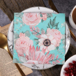 Vienkartinė vakarėlio servetėlė, dvisluoksnė 20 vienetų / pakuotė gėlių ra&scaron;tas 20Pcs