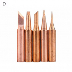 5/6/10 vnt 900M profesionalus lituoklio antgalis Diamagnetinis dilimui atsparus kelių kietų litavimo antgalių suvirinimas A