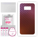 Apgo odos lipdukų plėvelės folijos vinilas, skirtas BACK, suderinamas su Samsung Galaxy S8, atsparus įbrėžimams, lengvai montuojamas - Carbon Chameleon CAKA5