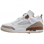 Air Jordan Spizike Low Archaeo Brown Vyri&scaron;ki sportbačiai Balti Rožiniai-Oksfordo &Scaron;viesiai Rudi FQ1759-101 40.5