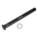 Priekinės &scaron;akės a&scaron;ies juodos spalvos aliuminio lydinio stebulės vamzdis per veleną, skirtas RockShox Mountain FoxQR15x110MM