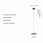 &Scaron;iuolaikiniai 1/3 galvučių pakabinami &scaron;viestuvai prie lubų sietynai Geležiniai pakabinami &scaron;viestuvai virtuvei Miegamojo restorano namų baro kabantys &scaron;viestuvai 1 Headlight juoda