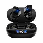 TWS privataus modelio mini belaidis judesio triuk&scaron;mą slopinantis 5.3 Bluetooth ausinės į ausis juoda