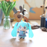 Miela Miela Hatsune Lėlė Pakabukas Pliu&scaron;inis Žaislas Lėlė Mokyklinio krep&scaron;io Pakabinama Dekoracija Raktų pakabukas Skudurinė Lėlė Lėlė Lėlė 14cm