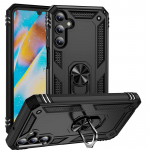 Dėklas Samsung Galaxy A15, smūgiams atsparus, magnetinis, su žiedu, skirtas automobiliniam laikikliui, &scaron;arvuotas dėklas Samsung A15 A 15 GalaxyA15 SM-A155F, galinis dangtelis For Galaxy A15 raudona