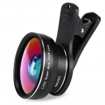 Itin plataus kampo 0,45X ir 15X makro objektyvo prisegamas universalus iPhone fotoaparatui