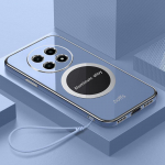 Dėklas Realme 12 5G, Dėklas Realme 13 12X 5G Narzo 70X 5G, Dengtas, Magnetinis pritraukimas, Smūgiams atsparus silikoninis galinis dangtelis Case & Strap&realme 12