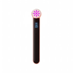 Akių grožio prietaisas Septynių spalvų &scaron;ildantis akių kremo įvediklis Tempimas ir stangrinimas Akių pastovios temperatūros masažuoklis juoda