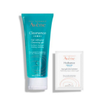 Av&egrave;ne Cleanance valomasis gelis &mdash; 200 ml Av&egrave;ne Aqua kremas-gelis (mėginys) &mdash; 2 ml rinkinys: 1 &times; 200 ml valomasis gelis + 1 &times; 2 ml kremo-gelyje mėginys