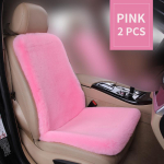 Universalus žieminis automobilinės sėdynės pagalvėlė galvos atlo&scaron;as dirbtinis kailis avikailis priekinis galinis pastorintas pliu&scaron;inis automobilinės sėdynės užvalkalas &scaron;iltas pūkuotas automobilio pagalvėlė