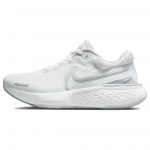 Nike ZoomX Invincible Run Flyknit 2 Baltos Metalo Sidabrinės Moteri&scaron;ki Sportbačiai Pure-Platinum Wolf-Grey DC9993-101 37.5