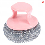 Vielinis rutulinis &scaron;epetys su ilga rankena Panelės valymo &scaron;epetys Indų rankenos plovimo &scaron;epetys Nerūdijančio plieno vielos rutulinis virtuvės valiklis Short Handle