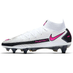 Nike Phantom GT Mid SG Metaliniai Ilgi &Scaron;tampai Mink&scaron;tas Pavir&scaron;ius Natūrali Žolė Kangaroos Oda Smūgio Absorbcija Neslystantys Dilimui Atsparūs Futbolo Batai CW6593-161 39