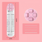 4 viename popieriaus pjaustyklė, rankdarbių popieriaus pjaustyklė, daugiafunkcis scrapbooking įrankis popieriui, nuotraukoms, i&scaron;karpų albumui, atvirukams pjaustyti rožinė