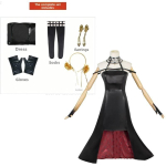 &Scaron;nipų &scaron;eima Yor Forger Cosplay Kostiumas Vaikams ir Suaugusiems Su Satino Audiniu Ir Tu&scaron;čiavidurėmis Kojinėmis Anime Konvencijoms Clothing,M white