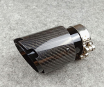63mm-89mm Blizgus Titano Juodas Anglies Pluo&scaron;to Automobilio I&scaron;metimo Antgalis