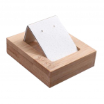 1 Suporuokite auskarų kortelių laikiklį su dėklu papuo&scaron;alų priedų ekranui, juodi 7x6x2cm smėlis