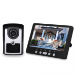 7 colių monitorius HD kamera vaizdo durų telefonas durų skambutis domofono sistema IR naktinio matymo laidinis durų skambutis US Plug
