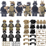 Kariniai ginklai Kamufliažas vaiduoklis Specialioji pajėgų kareivis SWAT taktinė liemenė Priedai Minifigūrėlės Dalys Statybinės plytos Žaislai