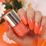 Nagų lakas, blizgus, kreminis fini&scaron;as, abrikosų briulė-dulkių oranžinis, kreminis, 8 ml 0.08