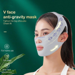 Smakrą skruostą liekninantis tvarstis V Shaper Line Lifting Mask Face Anti Wrinkle Strap Band Sleeping Health Beauty Veido odos priežiūros priemonė pilka spalva