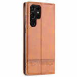 Prabangus magnetinės adsorbcijos odinis dėklas-dangtelis Samsung Galaxy S22+ S23 + Ultra S 22 telefonams S22 5G&Only Case
