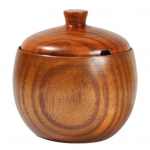 Patvarus pagardų puodukas su dangteliu. Nepridėkite prieskonių