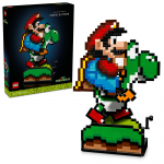 LEGO Super Mario Super Mario Mario ir Yoshi žaislas, dovanotas gimtadienio kalėdinis kalėdinis kalėdinis vyrų moterų Mario prekių žaidimas 71438 pasaulis