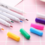 6 vnt tirpūs vandenyje i&scaron;trinami ra&scaron;ikliai Audinių žymekliai pie&scaron;tukų siuvimo priedai 6 Colors