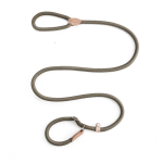 &Scaron;unų virvė su slankiojančia traukos kontrole be kilpos diržo, patvari odinė jungtis ir reguliuojama metalinė sagtis P formos naminių gyvūnų antkakliai 1.3cm-1.8m