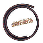 Kuro žarna, vidinis skersmuo 0,2 colio (6 mm), Bendras ilgis 3,3 pėdos (1 m), Inner diameter 6mm