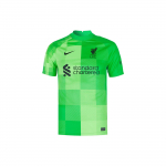 Nike Liverpool 21/22 sezono spalvotas apvalios apykaklės trumpomis rankovėmis futbolo mar&scaron;kinėliai vyrams Futbolo mar&scaron;kinėliai žalias DB2559-330 L