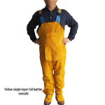 Karvės odos suvirintojo striukė: Atsparus kar&scaron;čiui, Apsaugantis nuo nudegimų, Apsauga nuo lankinio suvirinimo, Izoliuota oda suvirintojams.