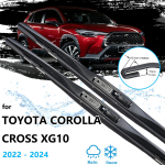 Skirta Toyota Corolla Cross XG10 2022 2023 2024 priekinių valytuvų &scaron;epečiams priekinio stiklo lango gumos valymui UJ kabliukas Style A