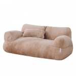 1 vnt. Naminių kačių sofa, nuimama, plaunama, universali visais sezonais, draugi&scaron;ka &scaron;unims, mink&scaron;ta, patogi sofa katėms ir &scaron;unims 55x38x18cm