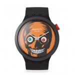 Swatch rie&scaron;inis laikrodis Swatch SPOOKY TIME BIG BOLD SB03B700 Juodas [Swatch] TAI juoda