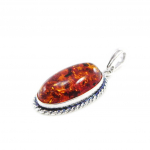 Les Tr&eacute;sors De Lily [I8974] - Pendentif Argent 'Inspiration' ambre