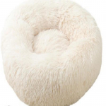 Prabangus pūkuotas itin didelis &scaron;unų lova Skalbiama apvali naminių gyvūnėlių sofa kačių lova Kilimėlis &scaron;unų pagalvė pagalvėlė augintinių lova 70CM