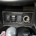 Automobilio anglies pluo&scaron;to cigarečių žiebtuvėlio skydelio jungiklio mygtuko rėmo dangtelio apdaila &bdquo;Toyota Rav4 RAV 4 2006 2007 2008 2009 2010 2011&ldquo;