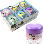 Friends Milk & Clear Slime 6 dalių rinkinys, 1 rinkinys, rožinė, geltona, violetinė, mėlyna, balta, žalia Korėjos populiarūs žaislai gray