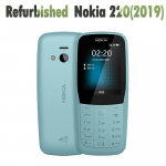 Atnaujintas &bdquo;Nokia&ldquo; atrakintas originalus &bdquo;Nokia 220 4G Dual SIM LTE 2019&ldquo; mobilusis telefonas Simple Set juoda