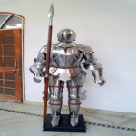 &Scaron;arvų kostiumas Kovinis Viso kūno plok&scaron;tinis &scaron;arvas Viduramžių Viso kūno templierių kostiumas Kryžiuočių kostiumas Dėvimas LARP Fantazijos Gotikinis &scaron;arvas Namų dekoras