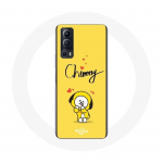 Coque pour Vivo Y72 BTS Bangtan Gar&ccedil;ons BT21 Chimmy Jimin Fond Jaune