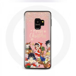 Coque pour Samsung Galaxy S9 Plus Demon slayer merry christmas affiche Anime Manga