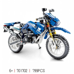 Motorinis Moc konstruktorius 1:6 Skalės Surinkimo Modelis Motociklo Kaladėlės Gariniai Žaislai Kolekcija Berniukams Dovanos