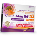 Chelatinis magnis ir vitaminai B6 D3, Chela-Mag B6+D3, Olimp Nutrition (36283121) 30caps