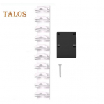 Skrybėlių organizatorius beisbolo kepuraitės laikymo lentyna Lipni, paprastas montavimas, montuojamas ant sienos kelių sluoksnių skrybėlių pakabos laikiklio vitrinos balta