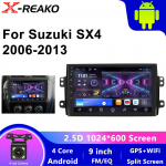 Skirta Suzuki SX4 1 2006 - 2014 Skirta Fiat Sedici 189 2006 - 2013 GPS Automobilio Radijo Navigacija Multimedia Vaizdo Grotuvas Stereo Android13 4 core 1GB+32GB carplay
